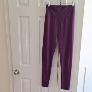 Purple High-Waisted Leggings